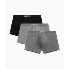 Трусы Atlantic, размер XXL, серый, черный