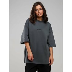 Футболка спортивная FIZULI Oversize Ninja Edition, размер XL, серый, серый