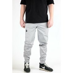 Брюки джоггеры BLK CROWN, размер XXL, светло-серый