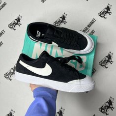 Кеды NIKE SB Zoom Blazer Low XT, размер 44,5 eu / 10,5 US / 28,5 см, черный 001