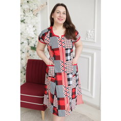 Халат для кормящих мам Comfort FASHION Халат-сарафан, размер 3XL, красный