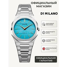 Наручные часы D1 Milano Ultra Thin, голубой/серебристый