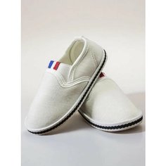 Слипоны In step, размер 24, , белый