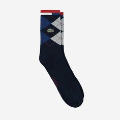 Носки LACOSTE, размер T6, темно-синий