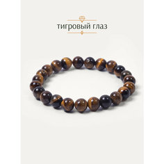Эластичный браслет BL Jewelry, тигровый глаз, 1 шт., размер 17 см, тигровый глаз
