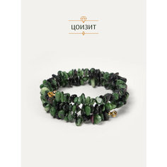 Жесткий браслет BL Jewelry, циозит, 1 шт., размер 19 см, зеленый, красный