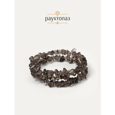 Жесткий браслет BL Jewelry, раухтопаз, 1 шт., размер 19 см, серый, бесцветный