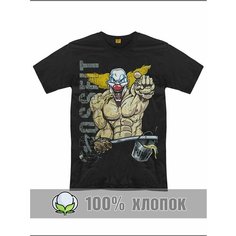 Футболка спортивная RexTex, размер 48, черный