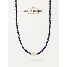 Чокер BL Jewelry, цитрин, агат, длина 40 см, желтый
