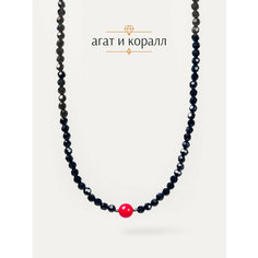 Чокер BL Jewelry, коралл, агат, длина 40 см, красный