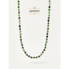 Чокер BL Jewelry, циозит, длина 40 см, зеленый, красный