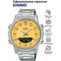 Наручные часы CASIO Collection, серебряный, желтый
