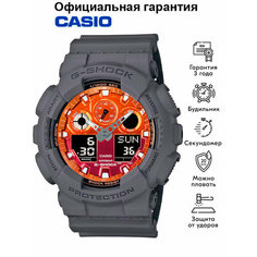 Наручные часы CASIO G-Shock, оранжевый, серый