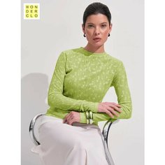 Лонгслив WONDERCLO, размер 50/XXL, , зелёный