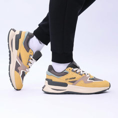 Кроссовки LI-NING 001 Moment V2, размер 10, желтый