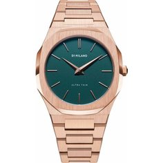 Наручные часы D1 Milano Ultra Thin, золотой/зеленый