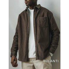 Рубашка BULANTI, размер M, коричневый