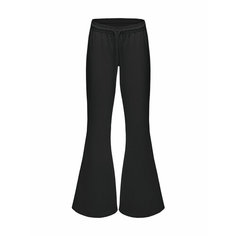 Брюки клеш XSAI W01FP, размер M, DUSTY BLACK