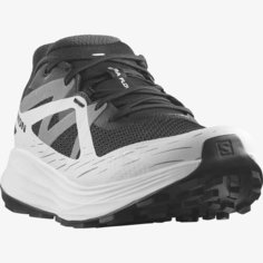 Кроссовки Salomon Ultra Flow, полнота F (EU)/ на среднюю стопу, размер UK 9,5; EUR 44; USA 10; 28 см (примерно на российский 42,5*), черный, белый, серый