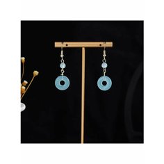 Серьги непарные, жемчуг имитация, акрил, эмаль, желтый, голубой be Self True Jewel