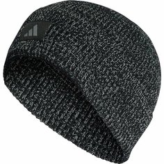 Шапка-бини adidas Run Beanie C.R для мужчин, размер OSFM, черный, серебряный