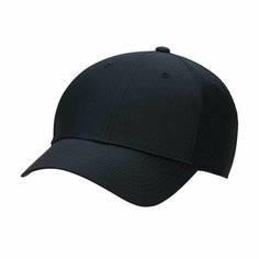 Бейсболка NIKE Dri-FIT Club Structured Blank Front Cap для мужчин, размер L/XL, черный/белый