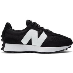 Кроссовки New Balance 327, размер 10 US, черный/белый