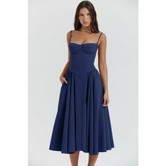 Сарафан SYJWY Весна-лето 2024, размер M, navy blue