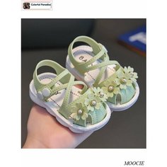 Пинетки MOOCIE, размер 16（Длина стельки 10.5см）, светло-зеленый