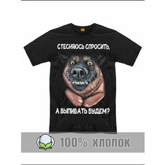Футболка спортивная RexTex, размер 50, черный