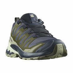 Кроссовки Salomon XA PRO 3D V9, полнота F (EU)/ на среднюю стопу, размер UK 8; EUR 42; USA 8,5; 26,5 см (примерно на российский 40,5*), серый, зеленый