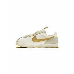 Кроссовки NIKE Cortez "Sail White Marri Yellow", размер 37.5EU, белый, серый, желтый