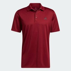 Поло adidas Performance Primegreen, размер 40-42, бордовый