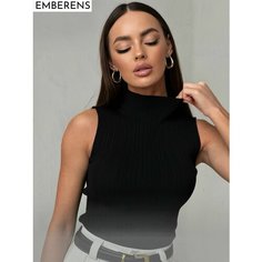 Топ EMBERENS, размер M, черный/черный