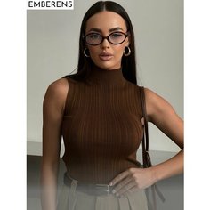 Топ EMBERENS, размер M, коричневый
