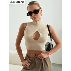 Топ EMBERENS, размер L, молочный, молочный