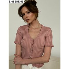 Топ EMBERENS, размер M, розовый, розовый