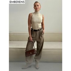 Топ EMBERENS, размер S, бежевый