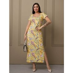 Платье BUY-TEX.RU женское вечернее, размер 52, желтый