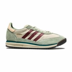 Кроссовки adidas Весна-лето 2025, размер 5, зеленый/бежевый