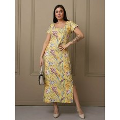 Платье BUY-TEX.RU женское вечернее, размер 50, желтый