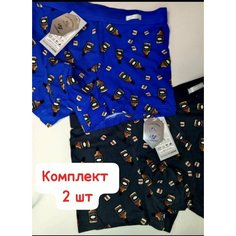 Трусы , размер XXXL, синий Нет бренда