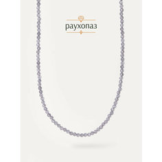 Колье BL Jewelry, раухтопаз, длина 39 см, серый, бесцветный