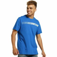Футболка Levis Men Relaxed Fit Graphic Tee, размер M, cиний Levis®