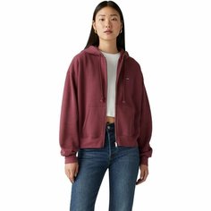 Толстовка Levis Women Everyday Zip-up Hoodie Sweatshirt, размер XXS, , красный Levis®