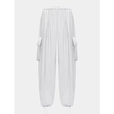 Брюки Armani Exchange, размер 8, серебряный