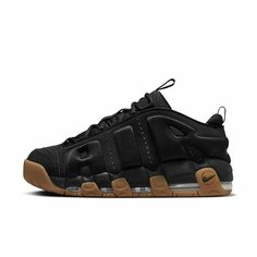 Кроссовки NIKE Air More Uptempo Low, полнота F, размер 8 US, черный