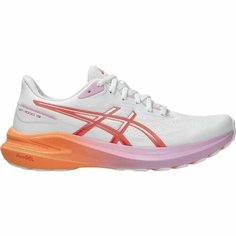 Кроссовки ASICS GT-1000 13 W, полнота F, размер 7,5 US, белый/коралловый