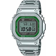 Наручные часы CASIO G-Shock, серебряный, черный, зеленый, серый
