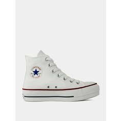 Кеды Converse Chuck Taylor Platform Hi, размер 39 EU, true white